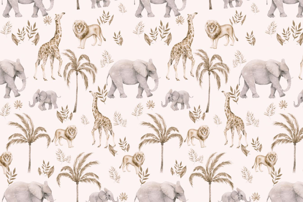Tapet Personalizat Lumea Animalelor cu peisaj amazonian in pattern  - AMAZONIAN PATTERN