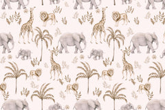 Tapet Personalizat Lumea Animalelor cu peisaj amazonian in pattern  - AMAZONIAN PATTERN