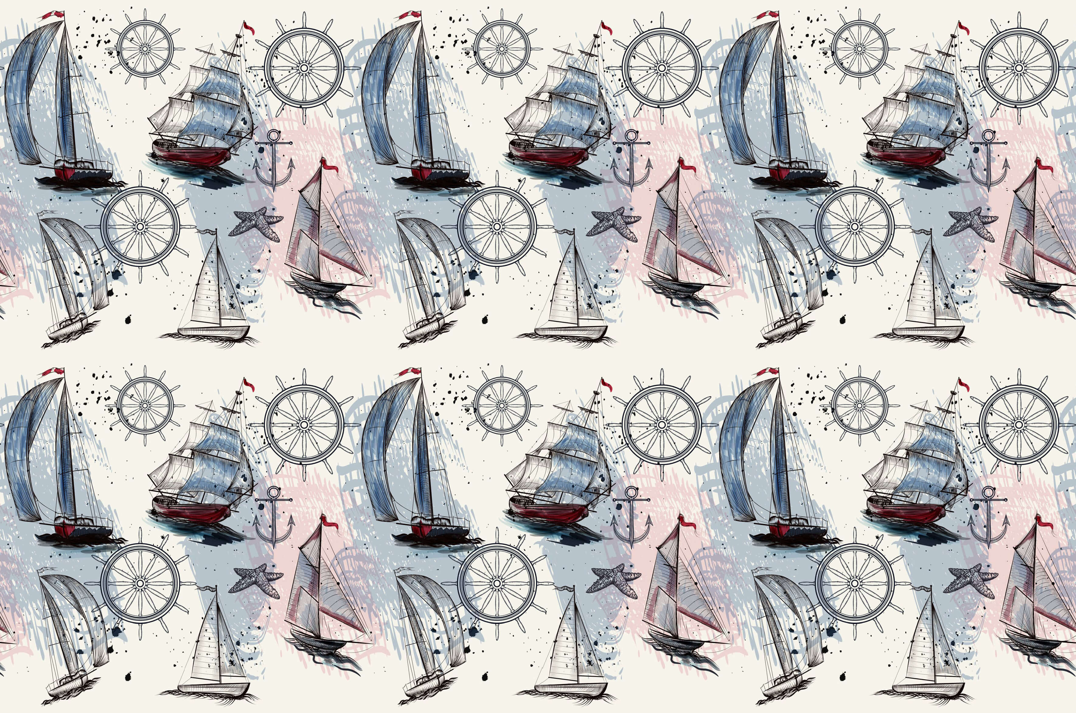 Tapet personalizat - SAIL BOATS