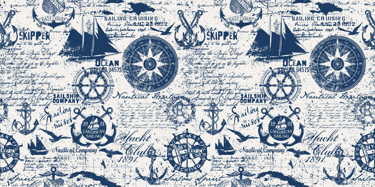 Caribbean Sailing Personalised Wallpaper