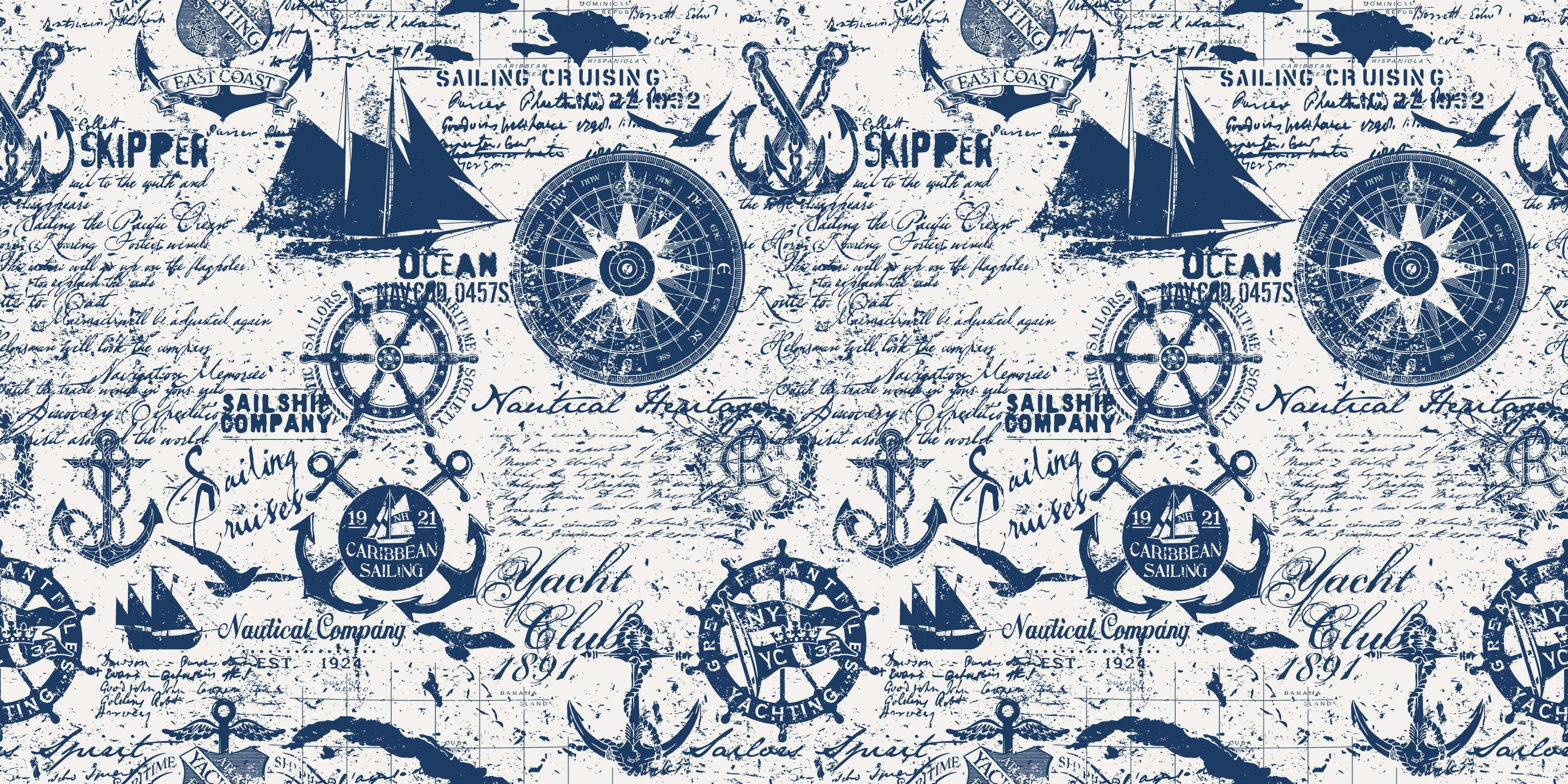 Tapet personalizat - CARIBBEAN SAILING