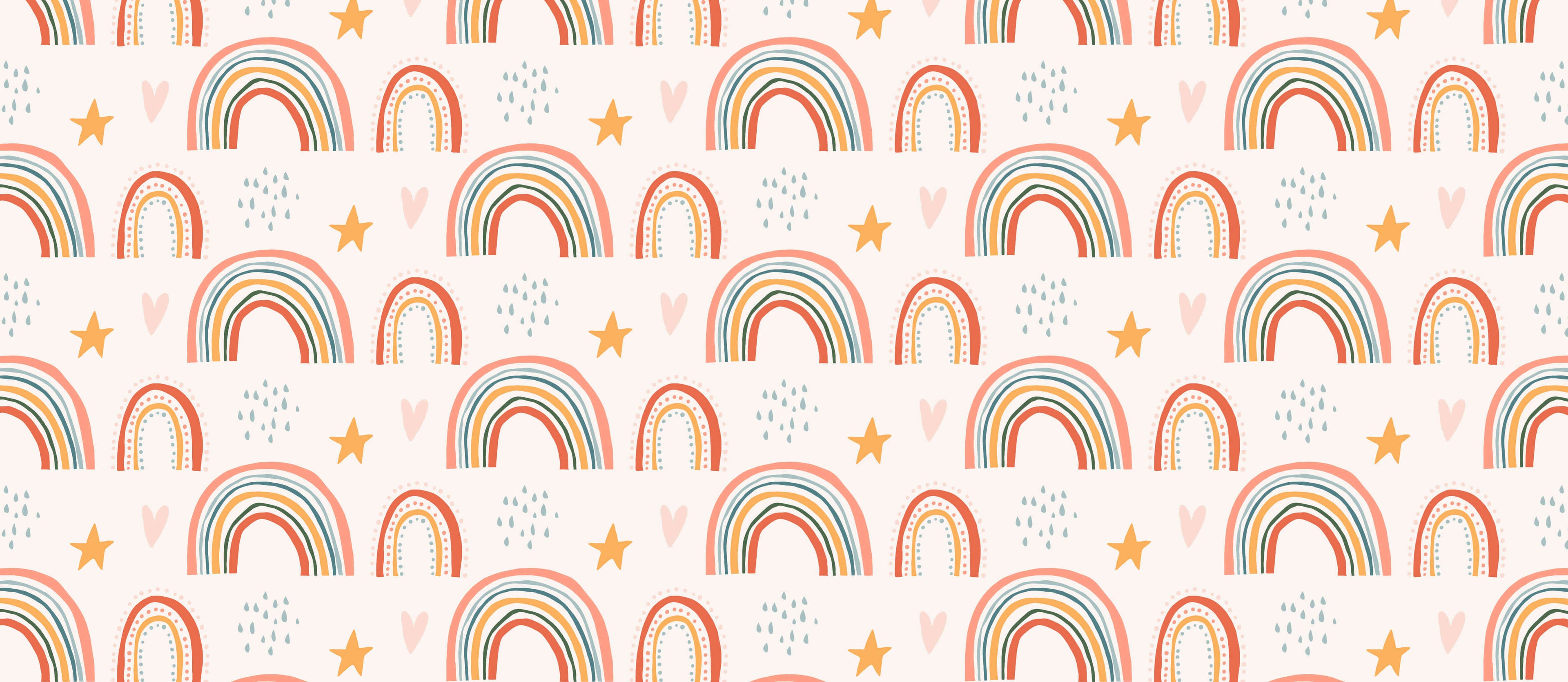 Tapet personalizat - BOHO RAINBOW