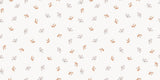 Tapet Personalizat Inspiratie Scandinava cu model abstract cu frunze maro si fundal crem - SOFT LEAF PATTERN
