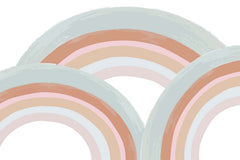 Tapet Personalizat Inspiratie Scandinava pentru Copii cu curcubee pictate in nuante pastel - PAINTED RAINBOWS