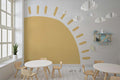 Tapet Personalizat Inspiratie Scandinava pentru Copii cu soare abstract - HELLO SUNSHINE