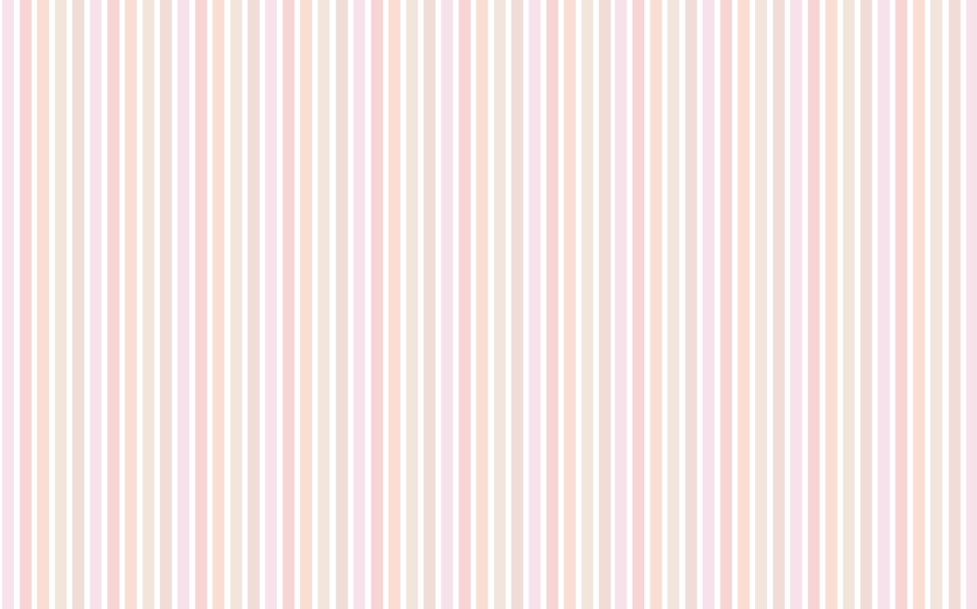 Tapet Personalizat Inspiratie Scandinava pentru Copii cu perete multicolor in dungi pastel - PASTEL TICKING STRIPE