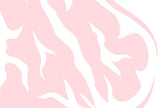 Tapet Personalizat Inspiratie Scandinava pentru Copii cu model abstract de animal print in nuante de roz - PINK ANIMAL PRINT