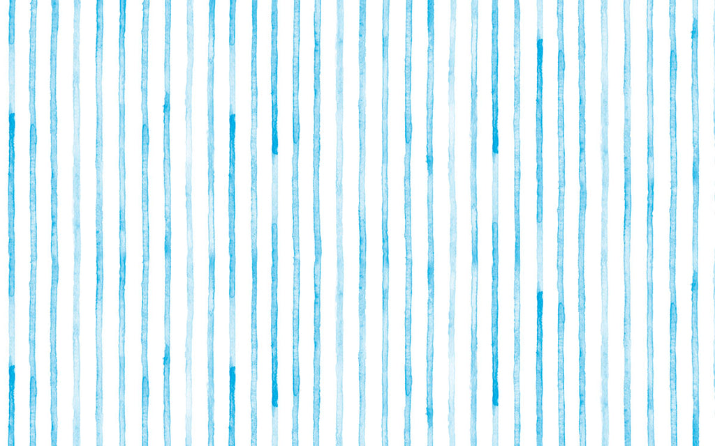 Tapet Personalizat Inspiratie Scandinava pentru Copii cu dungi albastre in stil watercolor - BLUE WATERCOLOR STRIPES